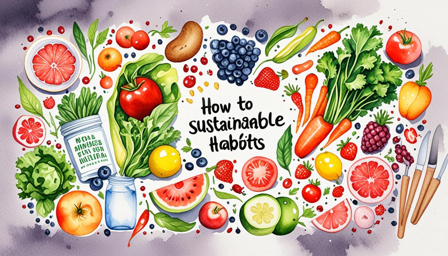 How to Establish Sustainable Eating Habits: Practices for a Healthy Life